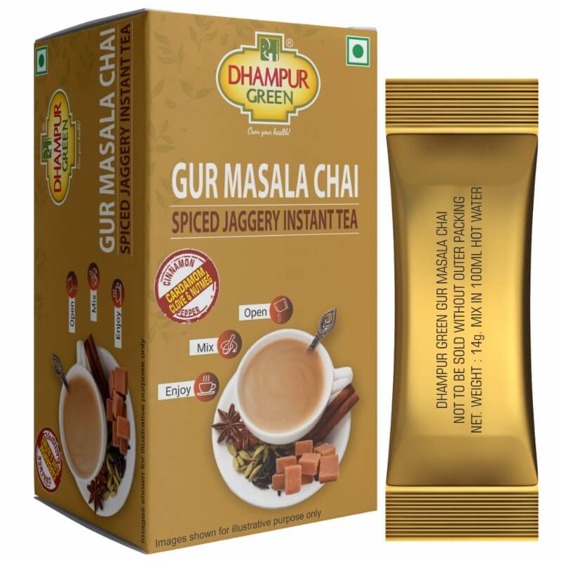 Buy Instant Gur Masala Chai Spiced Jaggery Tea Pack Of 2 140Gm